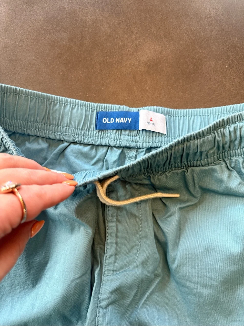 Old Navy Teal Drawstring Kids Shorts